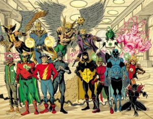 Jeff Lemire Instagram - Not only am I writing JSA I’ve also drawn interlocking variant covers for issues 1-2 coloured by @dragonmnky !