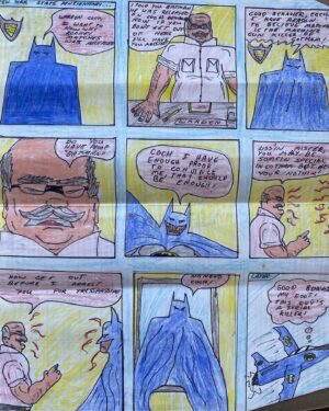 Jeff Lemire Instagram - Just found this BATMAN comic I made when I was 10 years old! Eat your heart out Chip Zdarsky.