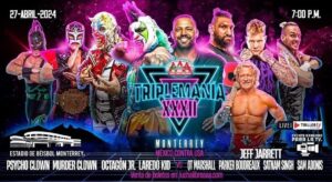 Jeffrey Jarrett Instagram - Saldrán chispas en este Clásico de México contra Estados Unidos. 🔥

¡Wow! ¡Qué lucha tendremos! 

📆 27 de abril | ⌚️ 7:00 PM.
🎟️ Boletos en Boletomóvil

📺 Transmisión EN VIVO a través de FITE 

En Inglés: https://bit.ly/ppv-triplemania-xxxii-mty-eng
En Español: https://bit.ly/ppv-triplemania-xxxii-mty-esp

#wrestling #prowrestling #luchalibre #puroresu #aaa #monterrey