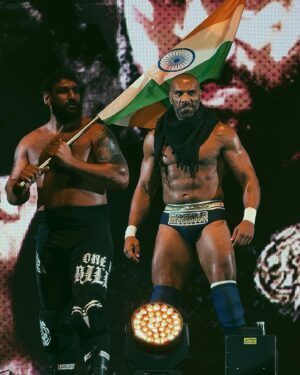 Jeffrey Jarrett Instagram - Maharaja x One In A Billion - AAA Tag Team Champions!! 💪😤 @rajthemaharaja @realjeffjarrett @karenjarrett 

@luchalibreaaa 

#OneInABillion #LuchaLibreAAA #TripleMania #SinghInRing #SinghIsKing #TheIndianGiant #PunjabiGiant #Sidhu #Vaar #LLSMW #Legend #MexicoCity #AAA #JinderMahal #JeffJarrett