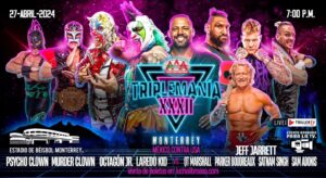 Jeffrey Jarrett Instagram - Saldrán chispas en este Clásico de México contra Estados Unidos. 🔥

¡Wow! ¡Qué lucha tendremos! 

📆 27 de abril | ⌚️ 7:00 PM.
🎟️ Boletos en @boletomovilmx. 

📺 Transmisión EN VIVO en Inglés y en Español a través de @fitetv.