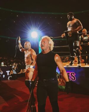 Jeffrey Jarrett Instagram - Maharaja x One In A Billion - AAA Tag Team Champions!! 💪😤 @rajthemaharaja @realjeffjarrett @karenjarrett 

@luchalibreaaa 

#OneInABillion #LuchaLibreAAA #TripleMania #SinghInRing #SinghIsKing #TheIndianGiant #PunjabiGiant #Sidhu #Vaar #LLSMW #Legend #MexicoCity #AAA #JinderMahal #JeffJarrett