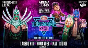 Jeffrey Jarrett Instagram - Determined to put on a show in Mexico City 🇲🇽

El Patron Alberto vs Nic Nemeth
Mask vs Hair Cage Match
Three-Way Tag Title Match
Three-Way Cruiserweight Title Bout
ALL THIS AND MORE!

#TripleManiaXXXII | TOMORROW NIGHT ⏰
10pmET
LIVE on TrillerTV PPV
