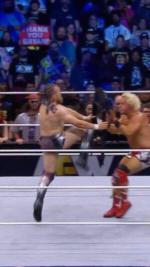 Jeffrey Jarrett Instagram - Highlights from the Anything Goes match between @bryanldanielson & @realjeffjarrett on #AEWDynamite!