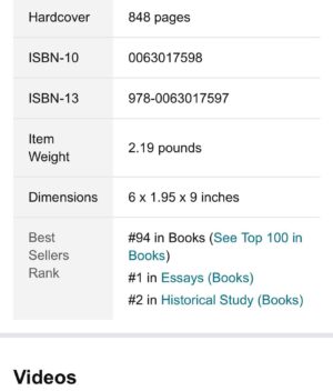 Jelani Cobb Instagram - The Matter of Black Lives is in the top 100 sellers on Amazon and #1 in essays. Thank you all SO much for supporting this project! 

(Now go support your local independent bookseller!)