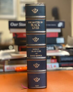 Jelani Cobb Instagram - Thank you to everyone @eccobooks for this gorgeous keepsake edition of The Matter of Black Lives. This picture does not do its beauty justice.