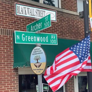 Jelani Cobb Instagram - Greenwood District, Tulsa, OK. A hundred years later.
