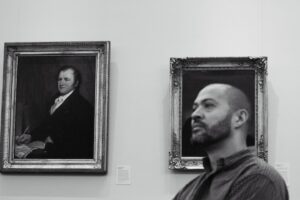 Jelani Cobb Instagram - Met up with my friend @CordJefferson at the @NYPL. He’s rightfully being praised for the brilliance of his debut film American Fiction and I was happy to capture a few images of him against this classic NYC backdrop. Thank you @citizenmagazine for the chance to stretch my photographic wings for an afternoon!