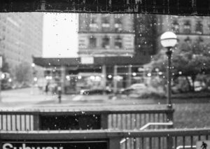 Jelani Cobb Instagram - Posted up under an awning during the monsoon and watched the wet world go by.