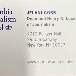 Jelani Cobb Instagram - Family history in two cards.