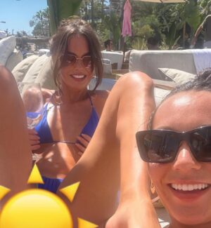 Jennifer Metcalfe Instagram - Feralist in all the land 💃🏻💃🏻🤍 

@nadinemulkerrin 

@gooseberry.seaside 👙