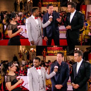 Jenny Lorenzo Instagram - Y’all, I am still on cloud 9 after hosting the @marvelstudios DEADPOOL & WOLVERINE premiere in New York City alongside @jamesarthurm and @langstonbelton who helped me feel right at home. 

The cast and crew of this film are so wonderful, charming and down to earth. A lot of love and care went into the making of this film and you can tell. ❤️💛

I told my imposter syndrome to stfu because I’ve certainly come a long way since being Kevin Feige’s assistant on Iron Man 3 to interviewing him on the red carpet 10 years later. 🥹 

LET’S F🤬ING GOOOO!

Dress from @sugarstitchclothing