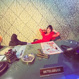 Jenny Lorenzo Instagram - Eyyy! 💃🏻@beetlejuicemovie hits theatres Sept 6th! Big scary thanks to @wbpictures for inviting me to the LA premiere and afterparty at @beetlejuiceafterlife.exp! 

Y’all know I’m a die-hard Beetlejuice fan, both the live-action and animated series, and “Beetlejuice Beetlejuice” hit all the right notes for my spooky lil nostalgic soul. 🐍🪲 

MUA @jenxbouton 

#beetlejuice #wbpictures #beetlejuice2 #espooky #lydiadeetz