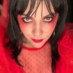 Jenny Lorenzo Instagram - Eyyy! 💃🏻@beetlejuicemovie hits theatres Sept 6th! Big scary thanks to @wbpictures for inviting me to the LA premiere and afterparty at @beetlejuiceafterlife.exp! 

Y’all know I’m a die-hard Beetlejuice fan, both the live-action and animated series, and “Beetlejuice Beetlejuice” hit all the right notes for my spooky lil nostalgic soul. 🐍🪲 

MUA @jenxbouton 

#beetlejuice #wbpictures #beetlejuice2 #espooky #lydiadeetz