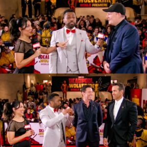 Jenny Lorenzo Instagram - Y’all, I am still on cloud 9 after hosting the @marvelstudios DEADPOOL & WOLVERINE premiere in New York City alongside @jamesarthurm and @langstonbelton who helped me feel right at home. 

The cast and crew of this film are so wonderful, charming and down to earth. A lot of love and care went into the making of this film and you can tell. ❤️💛

I told my imposter syndrome to stfu because I’ve certainly come a long way since being Kevin Feige’s assistant on Iron Man 3 to interviewing him on the red carpet 10 years later. 🥹 

LET’S F🤬ING GOOOO!

Dress from @sugarstitchclothing