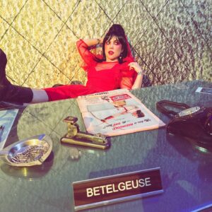 Jenny Lorenzo Instagram - Eyyy! 💃🏻@beetlejuicemovie hits theatres Sept 6th! Big scary thanks to @wbpictures for inviting me to the LA premiere and afterparty at @beetlejuiceafterlife.exp! 

Y’all know I’m a die-hard Beetlejuice fan, both the live-action and animated series, and “Beetlejuice Beetlejuice” hit all the right notes for my spooky lil nostalgic soul. 🐍🪲 

MUA @jenxbouton 

#beetlejuice #wbpictures #beetlejuice2 #espooky #lydiadeetz
