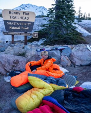 Jeremy Jones Instagram - Caught a brief opening of the portal between wind storms and chased the kids up to their first summit.
Very inspiring seeing @kaijonesski stand on the 14 thousand foot summit 14 months after breaking both his legs! 
🙌 to @cassjonessnow for his first summit while eating eight beef sticks along the way.
Also to @powder_chicken on his first summit and incredible photos he shot along the way.