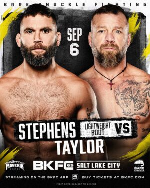 Jeremy Stephens Instagram - BKFC’s hardest hitting 155er @LilHeathenmma set to face #5 Ranked @BobbytODB Sept 6 in Salt Lake City 🌄

#BKFC65 | Sep 6 | Tix on sale ➡️ BKFC.com