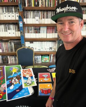 Jeremy Wray Instagram - Made it over to the Skateboarding Hall of Fame and Museum out here in Simi Valley! Getting a table of goodies set up right now. If you are in the area, roll through and say hello, buy a print or take a sticker 🤙🏼 @skateboardinghalloffame