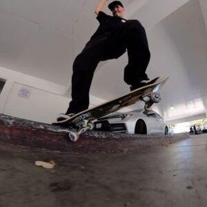 Jeremy Wray Instagram - Bringing back an oldie from the earliest of 90s tricks. Noseslide to Crooked Grind 🛹! 🎥 by @mr.krisvaldez 🙏🏼! Anybody else still do these?