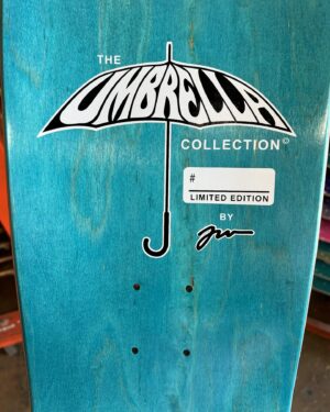 Jeremy Wray Instagram - Made it over to @screamingsqueegees today after skating with Pat and got to see the newest addition to the Umbrella Collection @kris_markovich x @jeremy_wray collab decks getting screened 😍! The tops were all done and they had started the first couple colors on the bottom graphic. Should be done by tomorrow I’m guessing. Hopefully I’ll be able to stop in again and document some of the process and get some more behind the scenes stuff for you all to enjoy 🤞🏼! Presale on these decks has started and you can reserve yours at Wraybros.com today (direct link in bio) 🤙🏼!