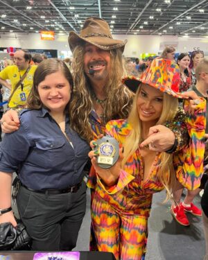 Jess Harnell Instagram - Day 2 of London Comic-Con!! We had a blast with our friends and family that came to join us 👏👏Thank you & we hope to see you all again soon!! 🙏