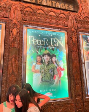Jess Harnell Instagram - 🧚 Peter Pan 🐊 at the @hollywoodpantagestheatre was so fun! 🤩 it has always been one of my favorite movies, 🎥 what are some of your top Disney movies?