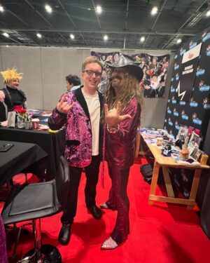 Jess Harnell Instagram - Saturday Excel: Hanging with some friends at London Comicon 2024!! 

Who’s coming to join us & have a blast at the Comic-Con today?!!! 👏👏👏👊🎫🎫🎫🎫