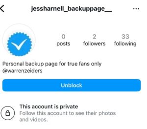 Jess Harnell Instagram - Hey friends! I need your help to get this imposter removed. This IS NOT JESS HARNELL. If you have received a message or friend request from this page please block and ignore and if you could all REPORT this page please.
This is a FAKE account and in NO way associated with Jess Harnell or his team. Thank you! 😊