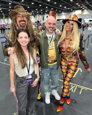 Jess Harnell Instagram - Day 2 of London Comic-Con!! We had a blast with our friends and family that came to join us 👏👏Thank you & we hope to see you all again soon!! 🙏