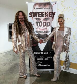 Jess Harnell Instagram - We just came from a really good @anoisewithin production of Sweeney Todd…… what are your favorite musicals to see?