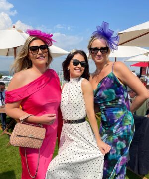 Jess Impiazzi Instagram - The most incredibly glorious @goodwood_races today supporting the amazing ladies racing In the @markelinternational Magnolia cup in aid of @mysistershouseuk 🥰❤️ 
Even bumped into some old friends in the beautiful sunshine ☀️