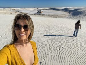 Jesse Bradford Instagram - Don’t forget we’re running a giveaway with @cruiseamericarv. Enter for a chance to win $750 toward your own RV adventure. Here’s a recap of the rules: 

1: Like this post
2: Be following  @cruiseamericarv
3: Tag 2 friends you’d take on your adventure!

Terms and conditions:
*Only one winner will be selected 
*Giveaway limited to US
*Giveaway will run until 11:59pm November 1st and winner will be announced here on my Instagram as well as on @andreawatrouse.

In the meantime, here are some more highlights from our @cruiseamericarv trip, including White Sands National Park (@whitesandsnps) & Saguaro National Park (@saguaronationalpark). Did you know the pristine sand of White Sands National Park is all gypsum, left over from when the entire area used to be ocean floor? Did you know that Saguaro National park is the worlds most diverse natural cactus garden? Yea neither did we. 
 #CruiseAmerica #BeThereNow