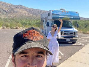 Jesse Bradford Instagram - Don’t forget we’re running a giveaway with @cruiseamericarv. Enter for a chance to win $750 toward your own RV adventure. Here’s a recap of the rules: 

1: Like this post
2: Be following  @cruiseamericarv
3: Tag 2 friends you’d take on your adventure!

Terms and conditions:
*Only one winner will be selected 
*Giveaway limited to US
*Giveaway will run until 11:59pm November 1st and winner will be announced here on my Instagram as well as on @andreawatrouse.

In the meantime, here are some more highlights from our @cruiseamericarv trip, including White Sands National Park (@whitesandsnps) & Saguaro National Park (@saguaronationalpark). Did you know the pristine sand of White Sands National Park is all gypsum, left over from when the entire area used to be ocean floor? Did you know that Saguaro National park is the worlds most diverse natural cactus garden? Yea neither did we. 
 #CruiseAmerica #BeThereNow