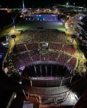Jesse Carmichael Instagram - From the top of the observation tower outside the track and amphitheater here in Austin… gonna be a good show tonight. Thanks for coming out everyone!!! Hope you feel better asap @bear