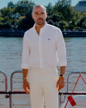 Jesse Williams Instagram - Olympics   ⏱️ @Omega   Paris   Pastries in my carry-on = Birfday of Champions 🎂 
(The knee feels good and I remain available for Olympic 3-on-3 Basketball 🏀)