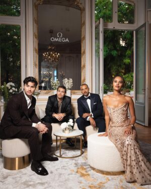 Jesse Williams Instagram - Olympics   ⏱️ @Omega   Paris   Pastries in my carry-on = Birfday of Champions 🎂 
(The knee feels good and I remain available for Olympic 3-on-3 Basketball 🏀)