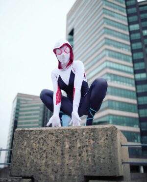 Jessenia Gallegos Instagram - HAPPY SPIDER MAN DAY 🕷️ FROM GWEN STACY 🤍🩷🖤

📸 @kennycano 

#gwenstacy #spidermanday #marvel #spidergwen #spiderverse #marvelcomics #cosplay #milesmorales #spidergwencosplay #gwenstacycosplay