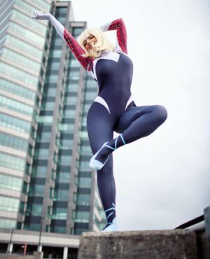 Jessenia Gallegos Instagram - HAPPY SPIDER MAN DAY 🕷️ FROM GWEN STACY 🤍🩷🖤

📸 @kennycano 

#gwenstacy #spidermanday #marvel #spidergwen #spiderverse #marvelcomics #cosplay #milesmorales #spidergwencosplay #gwenstacycosplay