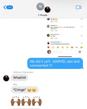 Jessenia Gallegos Instagram - MARVEL!!!! Liked and commented our “LIKE A PAYER” video !!!!! WE DID IT YA’LL !! TOGETHER WITH YOUR HELP!!! Please keep on sharing /commenting both this one & “Bye. Bye.  Bye.” We want the guys to see & like it too; so tag em 🙌 @vancityreynolds @thehughjackman @slevydirect @deadpoolmovie 

@cosplaynay @asteverson are so thankful to you all 
THE LITTLE GIRL IN ME IS GEEKING OUT!!!! And yes I’m tearing up while texting this !!!