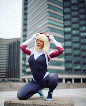 Jessenia Gallegos Instagram - HAPPY SPIDER MAN DAY 🕷️ FROM GWEN STACY 🤍🩷🖤

📸 @kennycano 

#gwenstacy #spidermanday #marvel #spidergwen #spiderverse #marvelcomics #cosplay #milesmorales #spidergwencosplay #gwenstacycosplay