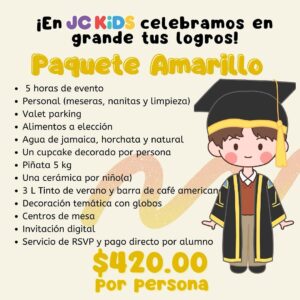 Jessica Coch Instagram - ¡Celebra el fin de ciclo escolar con nosotros! 🎈🎓

En de JC Kids, tenemos los mejores paquetes para hacer de tu fiesta de fin de curso un evento inolvidable para tus niños y niñas. 🤩
¡Elige entre nuestros coloridos paquetes y disfruta de beneficios increíbles! 

📲 Contáctanos al 55 1948 0472/ 55 5963 6763

#FinDeCicloEscolar #FiestasInfantiles #Ludoteca #PaquetesDeFiesta #DiversiónParaNiños