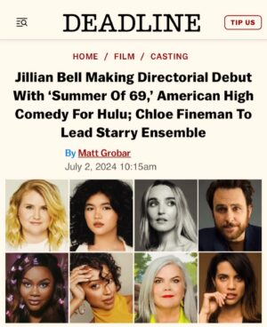 Jillian Bell Instagram - I cannot believe this is really happening!!!! I’m so excited to shoot with all these amazing people ❤️❤️❤️❤️❤️❤️❤️🎉🎉🎉🎉🎉🎉🔥🔥🔥🔥🔥🔥 #summerof69