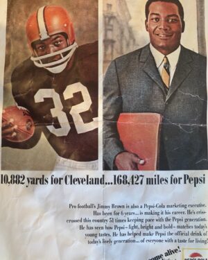 Jim Brown Instagram - Throwback... #clevelandbrowns #pepsi