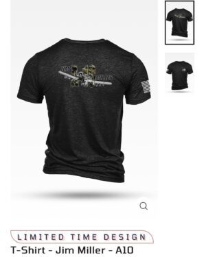 Jim Miller Instagram - Get your Jim A10 Miller shirt today. This is a limited run with @ninelineapparel so don’t wait to pick one up.