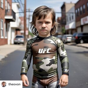 Jim Miller Instagram - Accurate

Posted @withregram • @theovon hyped for Saturday #UFC300
🎨🙏: @kamurashops