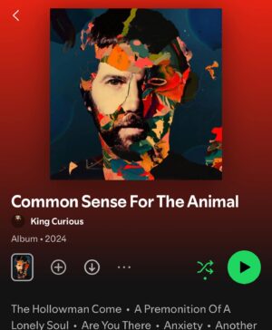 Jim Sturgess Instagram - What is Common Sense For The Animal ?? 

Album OUT NOW !! 

KING CURIOUS - ‘Common Sense For The Animal’

OUT EVERYWHERE 

Vinyl (  signed copies) - available at the LINK IN BIO 

All vinyl shipped worldwide 🌍