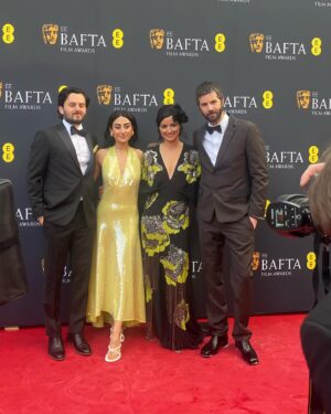 Jim Sturgess Instagram - An amazing and mad couple of days supporting my wife’s short film YELLOW at The BAFTA’s 

What a journey the film had.. 

Thanks to @bafta thanks to @prada and a special thanks to @alanajsymonds for getting me kitted out

X