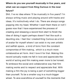 Jim Sturgess Instagram - Full interview and photoshoot for WONDERLAND magazine out now - link in stories 

@king_curious_music / @wonderland

Hear the Album at the LINK IN BIO 

x