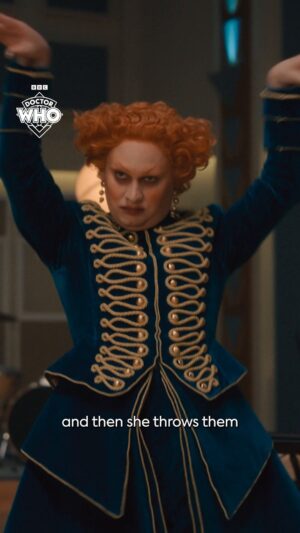Jinkx Monsoon Instagram - 🎶 C-I-S-U-M  E-L-T-T-A-B 🎶🎶 How do you make Jinkx Monsoon speak backwards? The secrets of Maestro and much more are revealed in the release of #DoctorWho Season 1, on limited edition steelbook, DVD and Blu-ray - here’s an exclusive look at one of the BTS features!